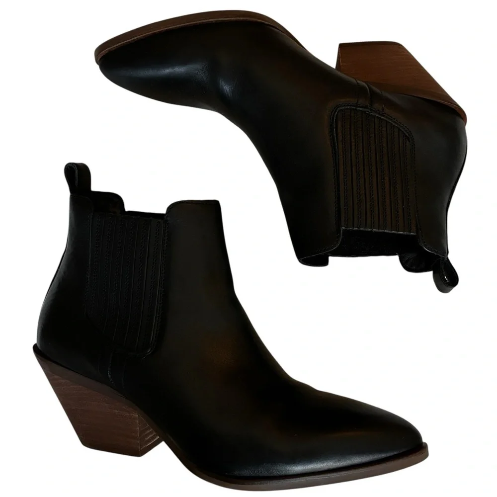 Portland Leather Patina Western Ankle Chelsea Boot